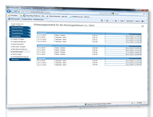 TimeProAdmin - Auswertungen